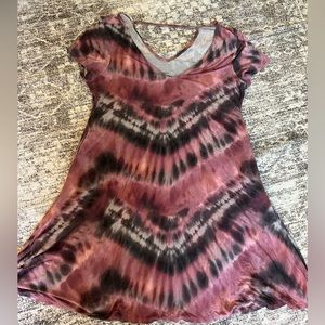 Torrid pink tie dye dress size 1X